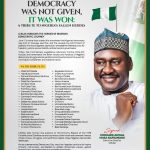 DEMOCRACY WAS NOT GIVEN, IT WAS WON: A TRIBUTE TO NIGERIA’S FALLEN HEROES June 12: A Symbol of Sacrifice, Courage, Democratic Struggle